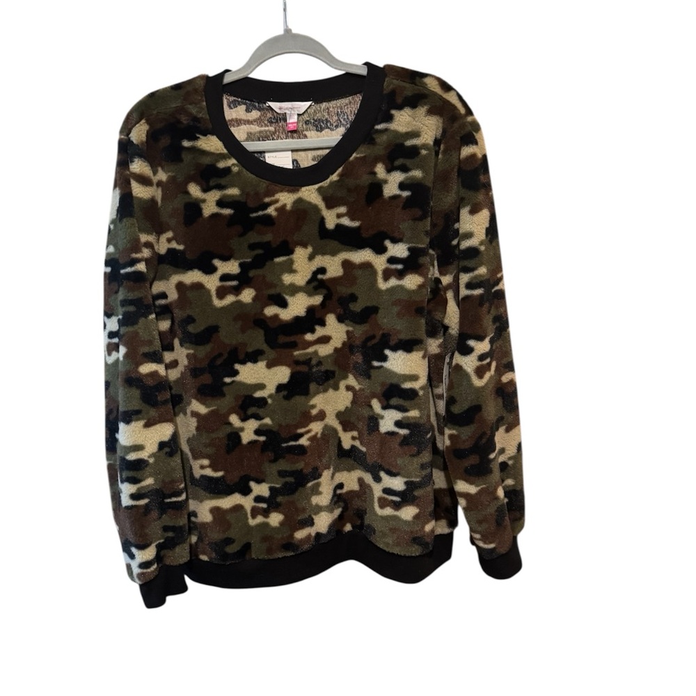 No Boundaries Camouflage Sweatshirt - Green, Brown, Black Size XXXL